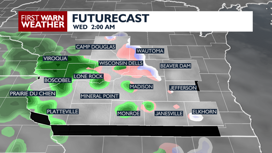 Sunnier conditions Tuesday, rain and warmer temps by Wednesday | Latest ...