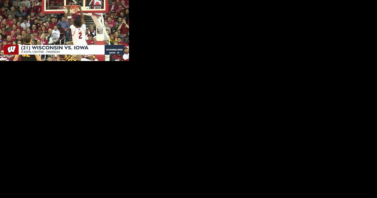 Badgers use strong second half to fend off Iowa for second Big Ten win - Vimarsana News
