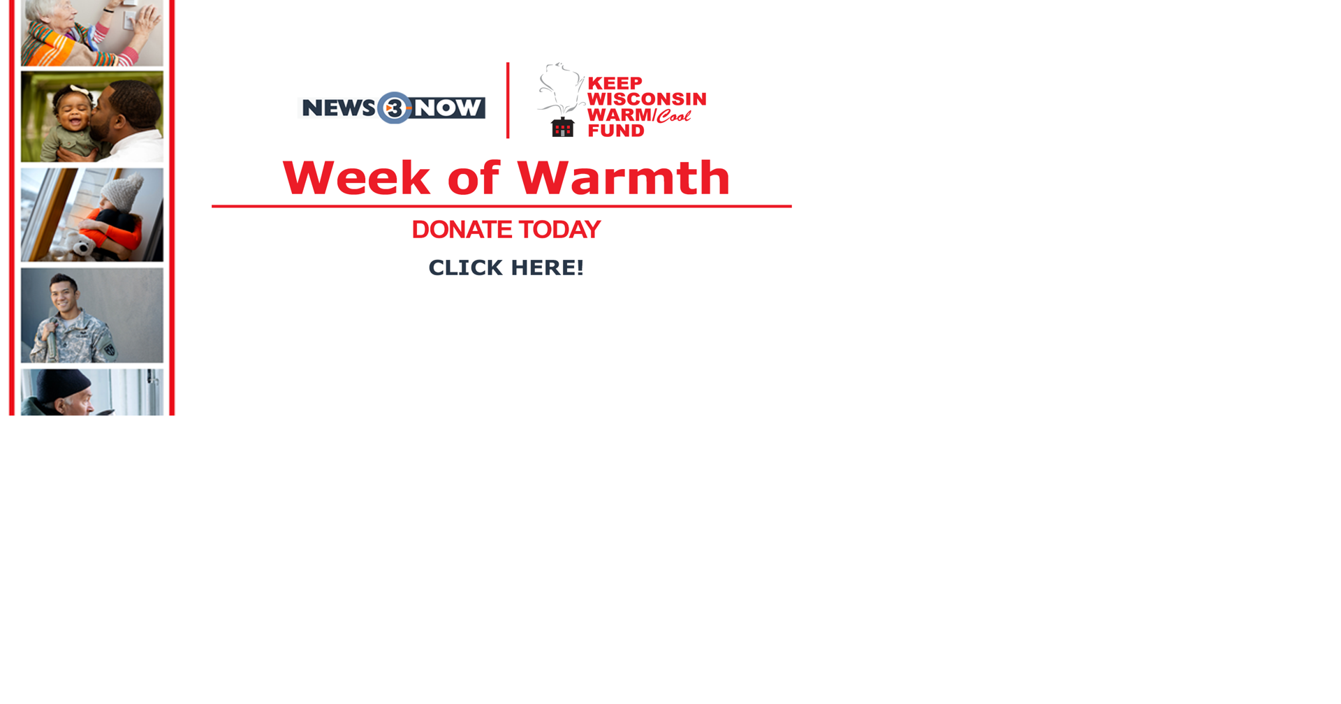 Donate to the Keep Wisconsin Warm/Cool Fund for Week of Warmth