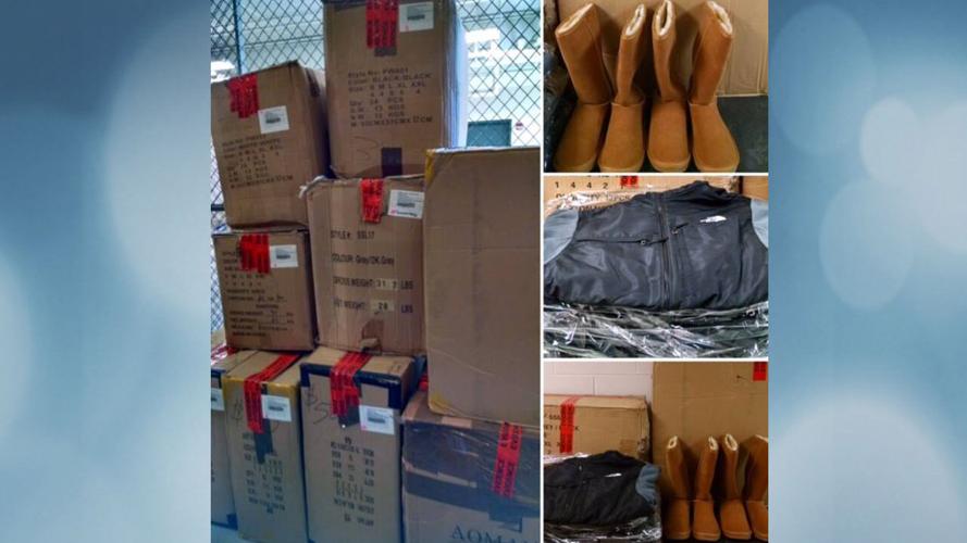 North Carolina officials seize $800,000 in fake Uggs, Louis Vuitton bags  and North Face jackets
