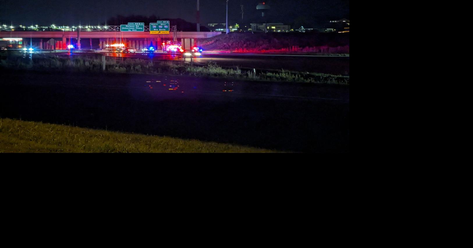 Crash blocks northbound lanes of U.S. Highway 151 at I-39/90, injuries reported