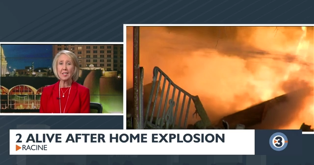 New video shows Racine home explosion and daring rescue to pull people ...