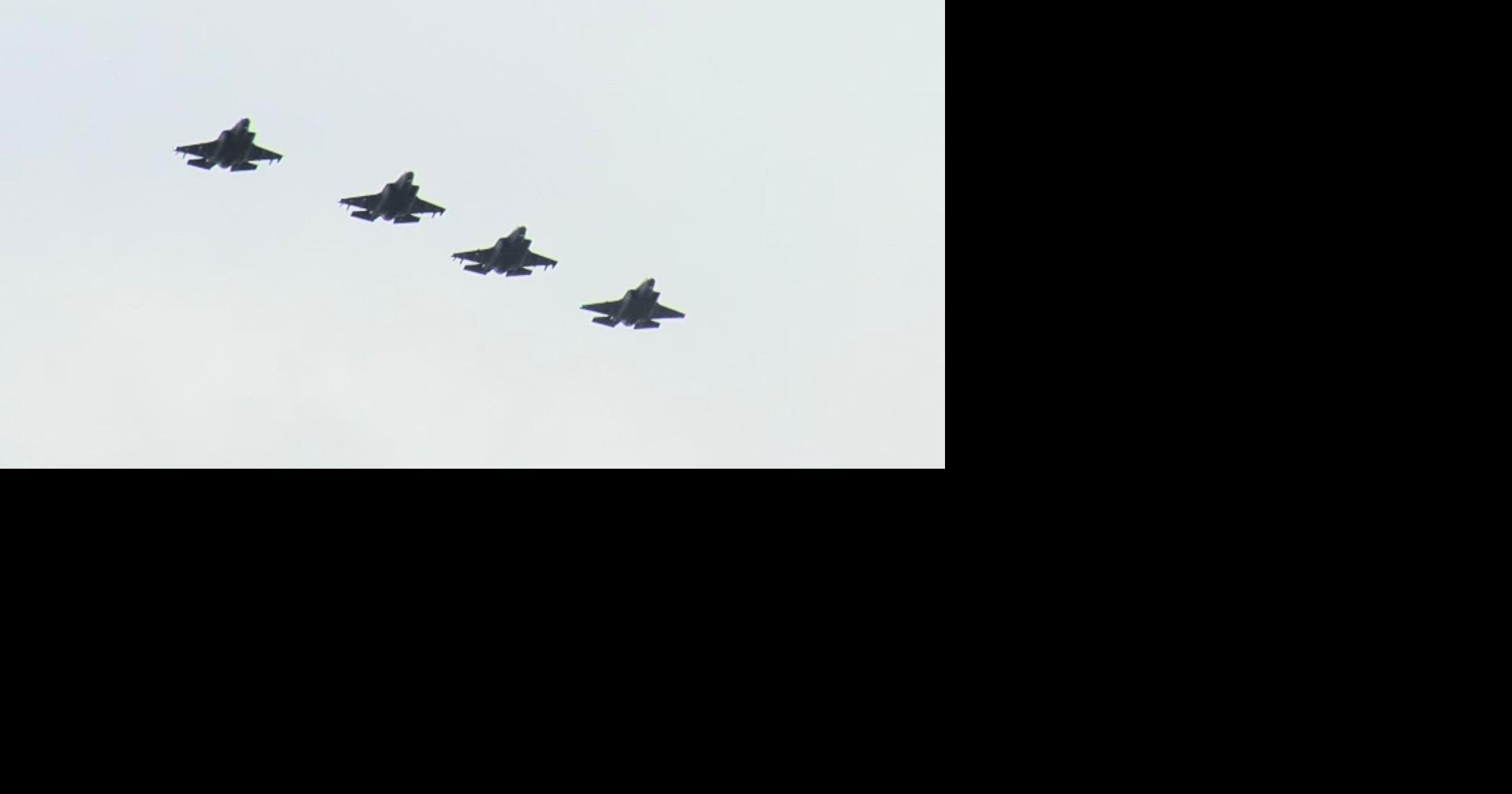 'One of the most exciting days in Fighter Wing history' F35 jets