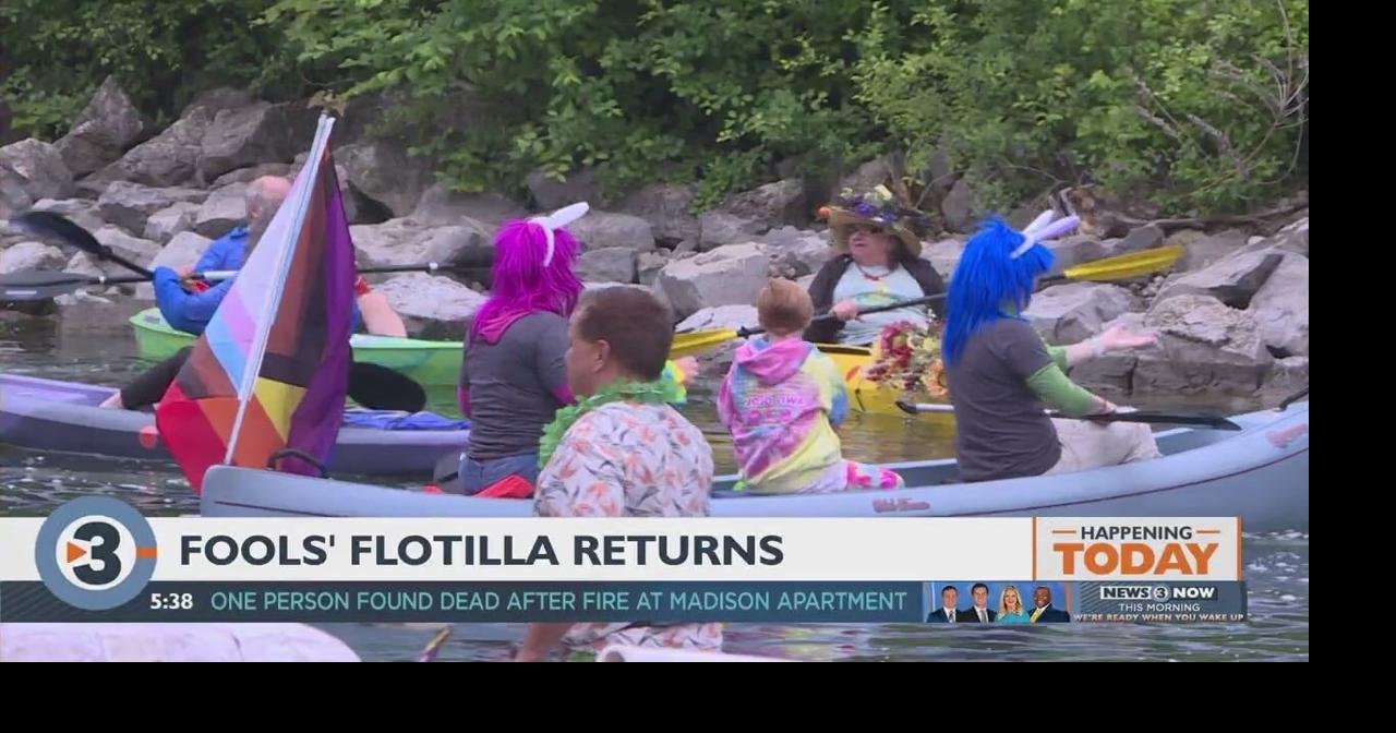 Fools’ Flotilla returns to Madison with canoes and colorful costumes