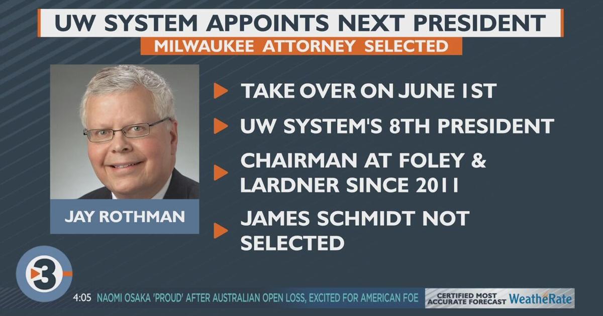 UW System selects Milwaukee attorney Jay Rothman as next president ...