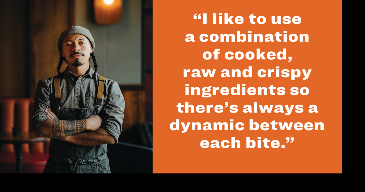 Juan Umaña makes plant-based flavors pop