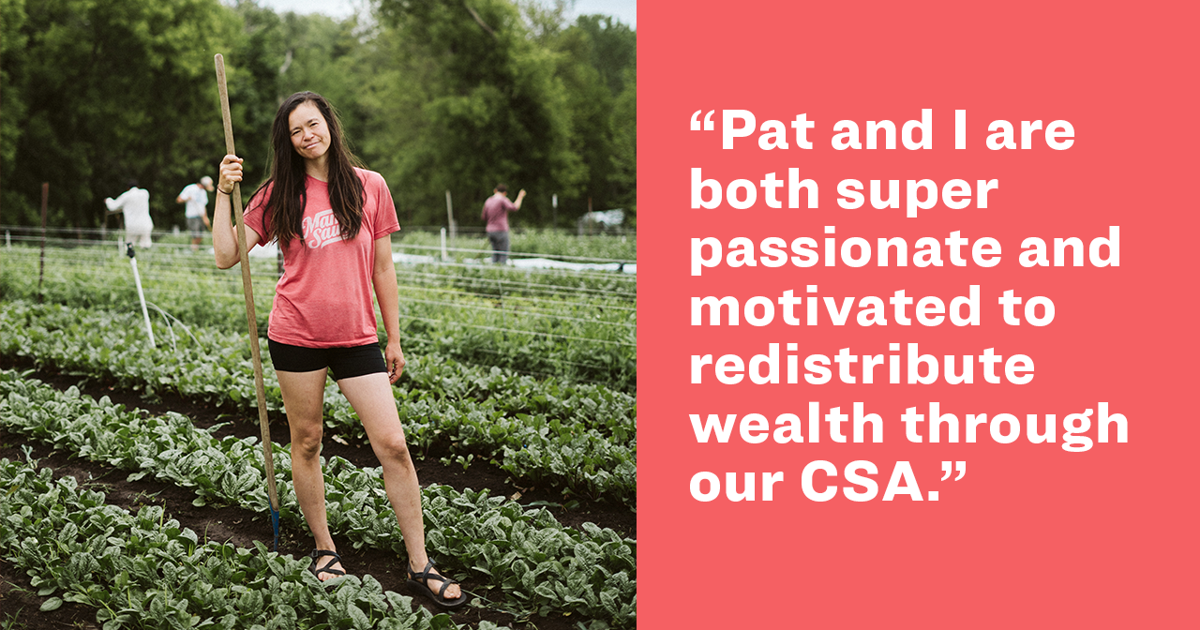 Sarah Leong cultivates a diversified crop for people that need it
