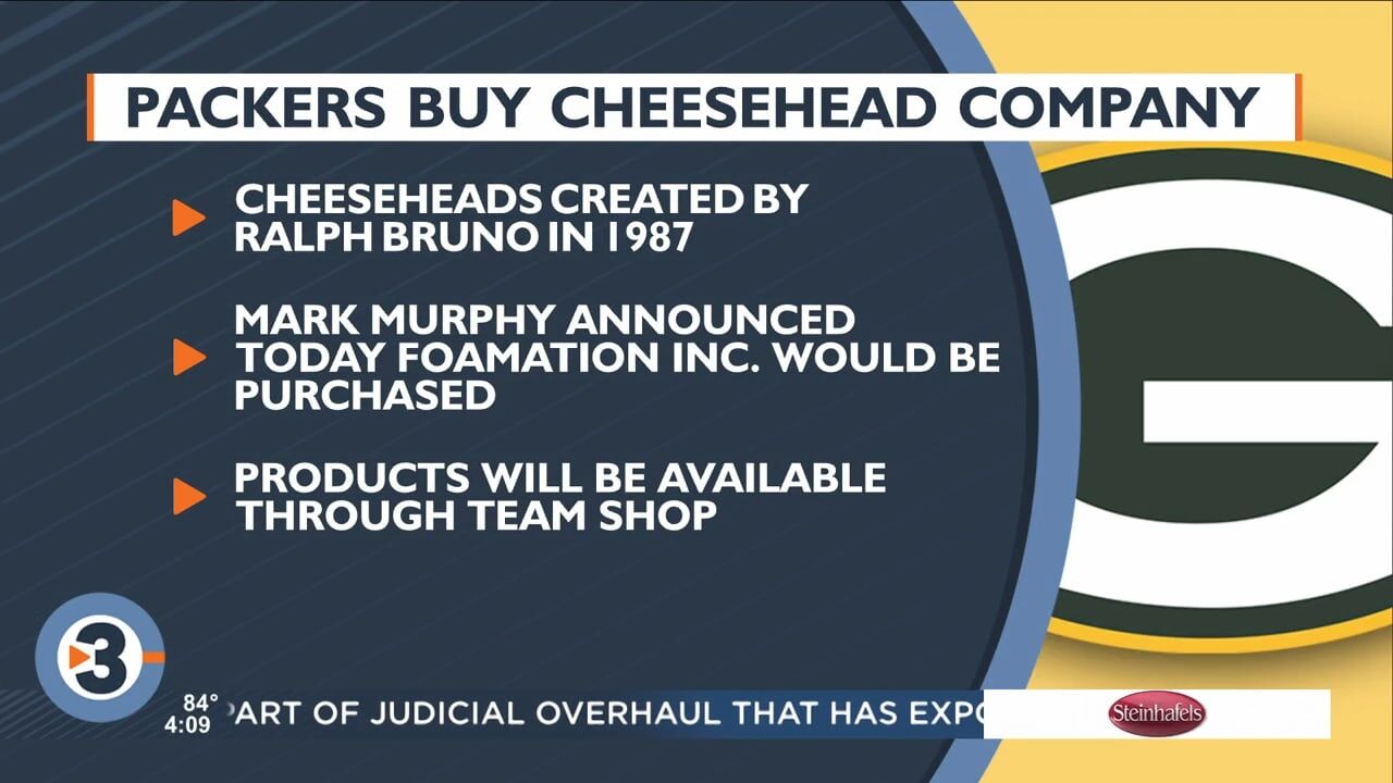 Packers acquire 'Foamation,' makers of original Cheesehead®