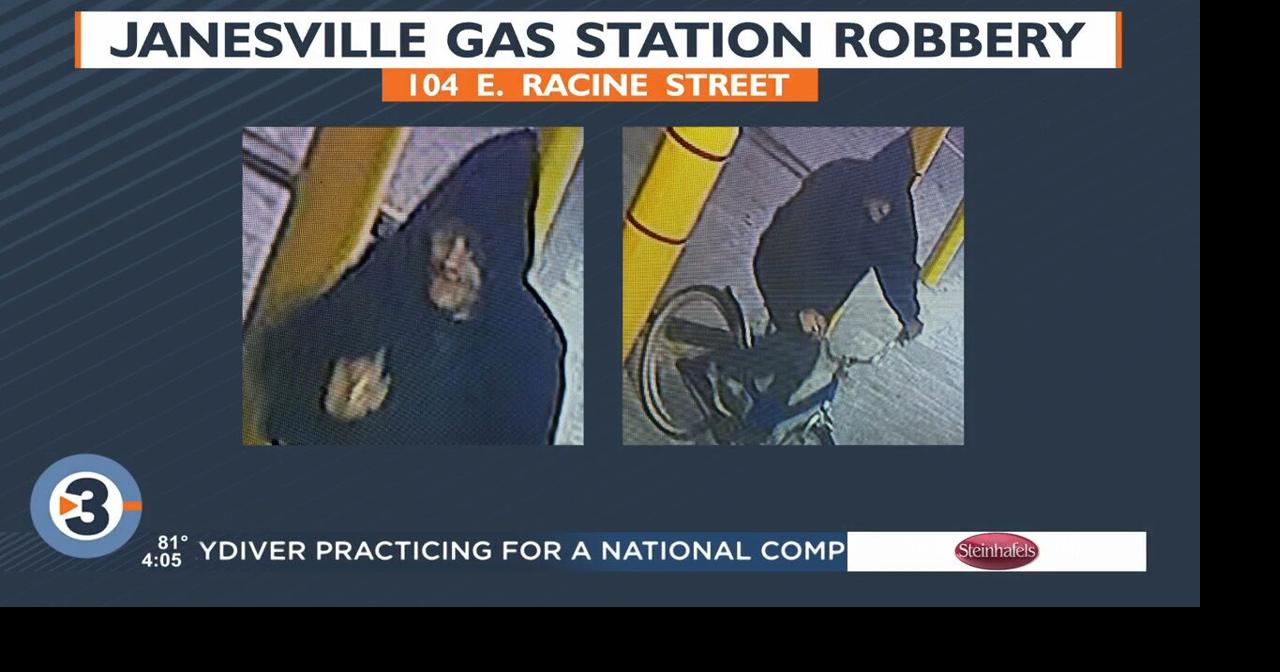 Janesville police searching for man who allegedly robbed gas station
