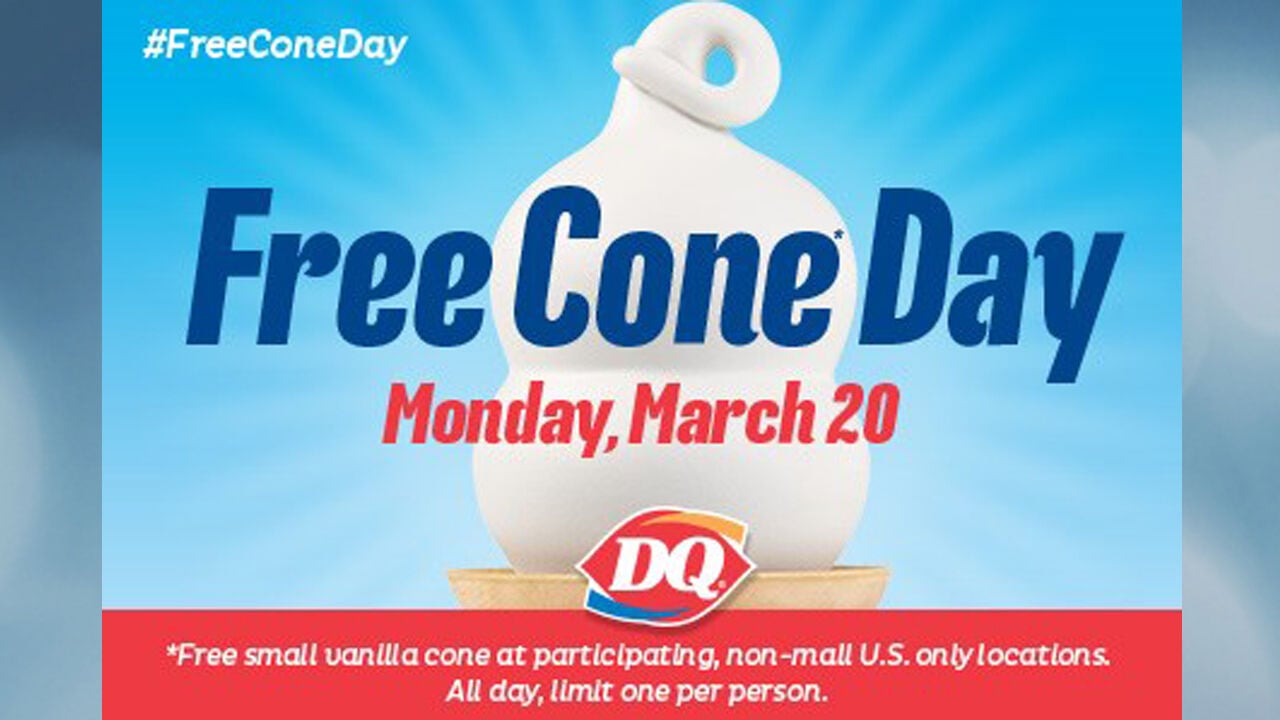 Dairy Queen free cone day CarinHudson