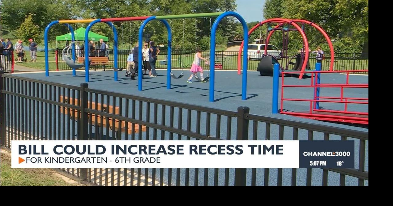Wisconsin bill would increase recess time for kindergarten-6th grade students