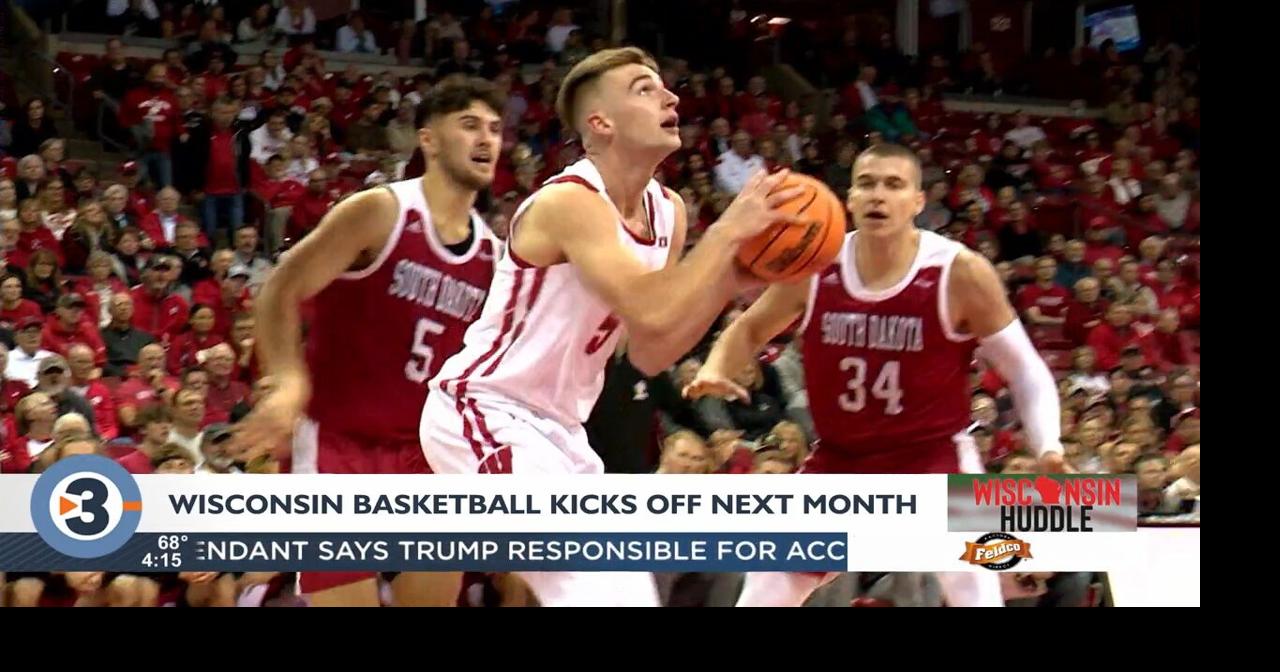 Wisconsin huddle getting ready for badger basketball season video