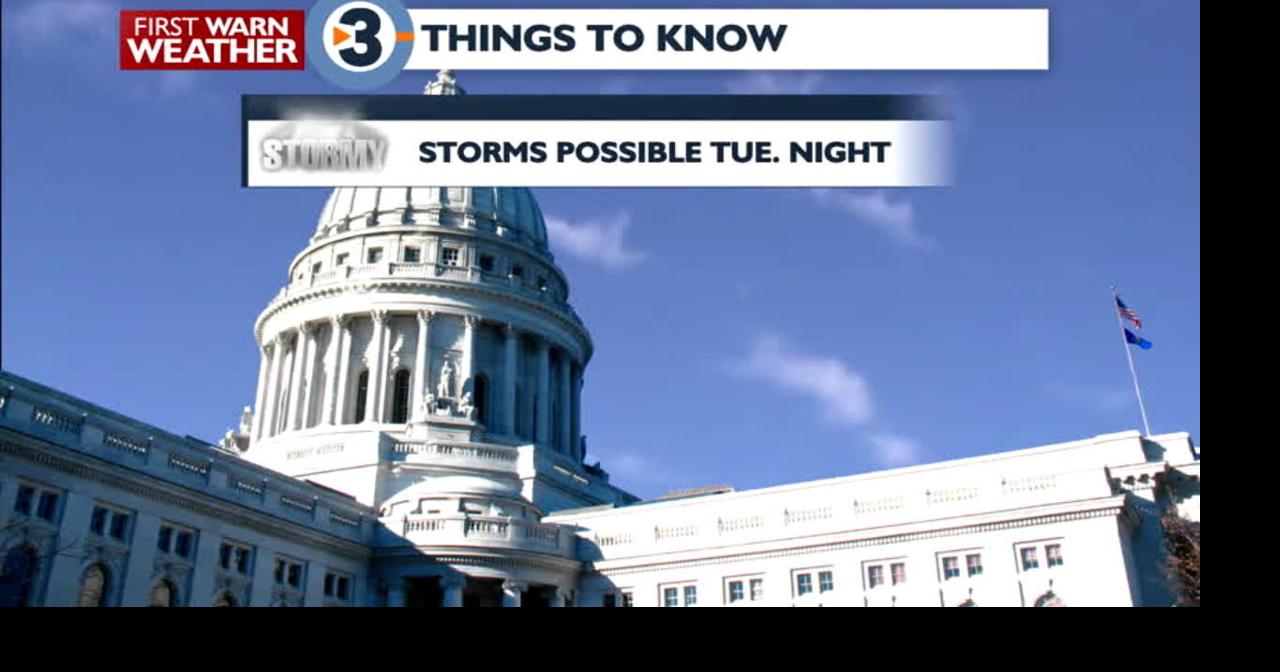 Monday Evening Forecast 3 | Video | channel3000.com