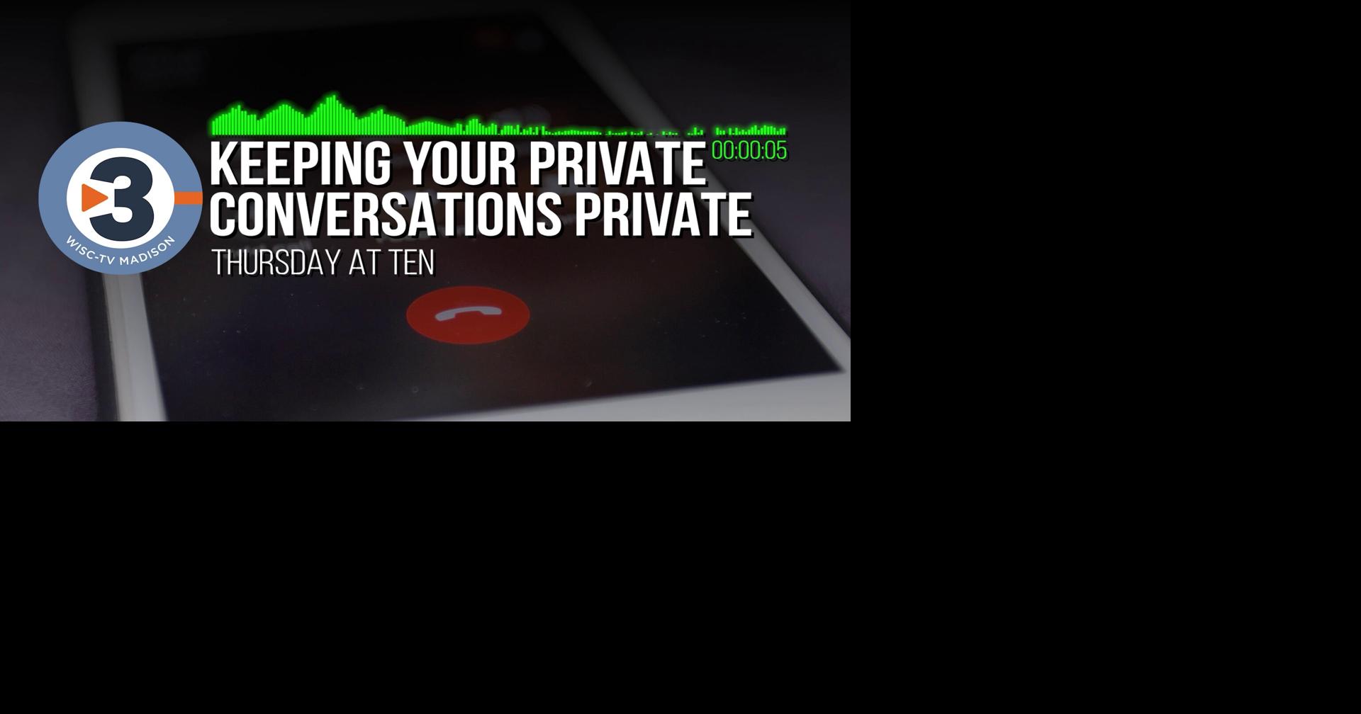 Tonight at Ten: Keeping Your Private Conversations Private | Video ...
