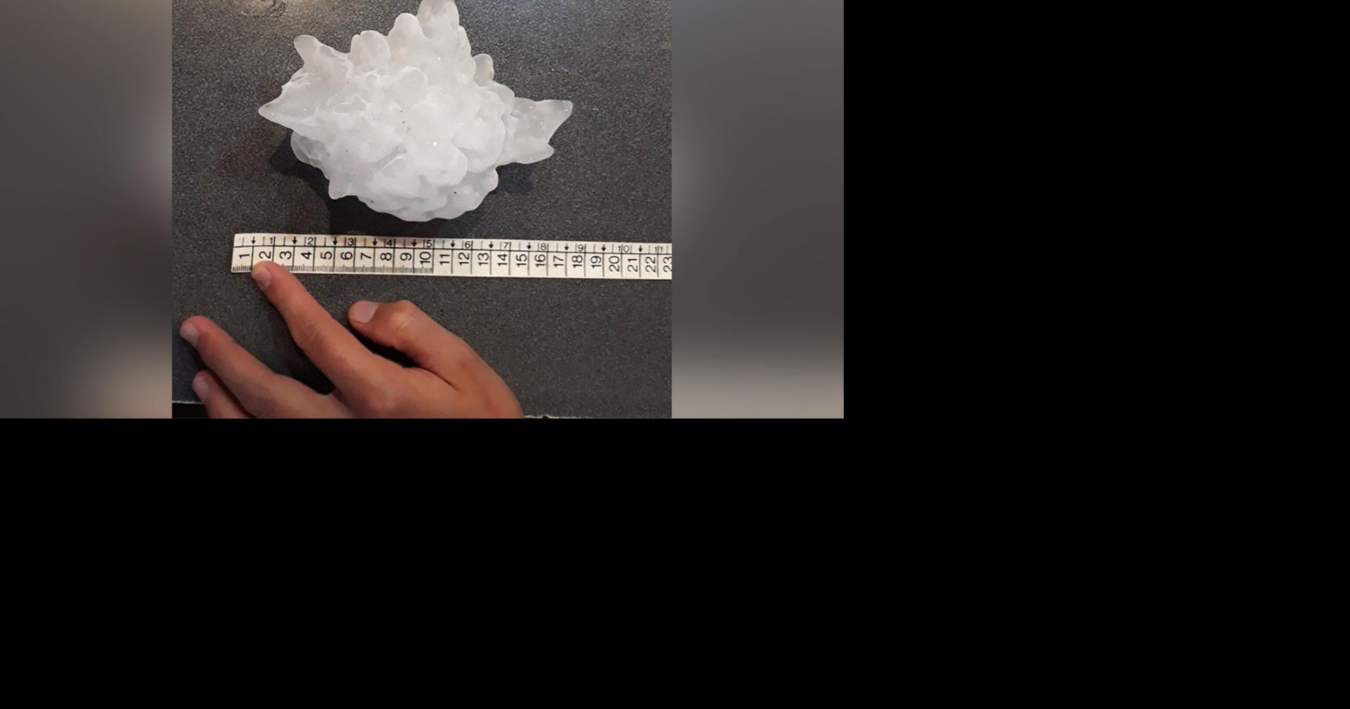 Hailstone the size of a football in Argentina may have smashed a world ...