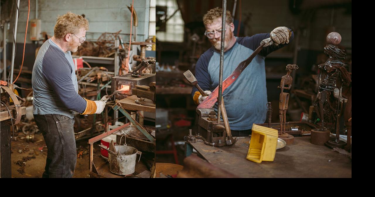 John Pahlas forges a unique artistic path through metal
