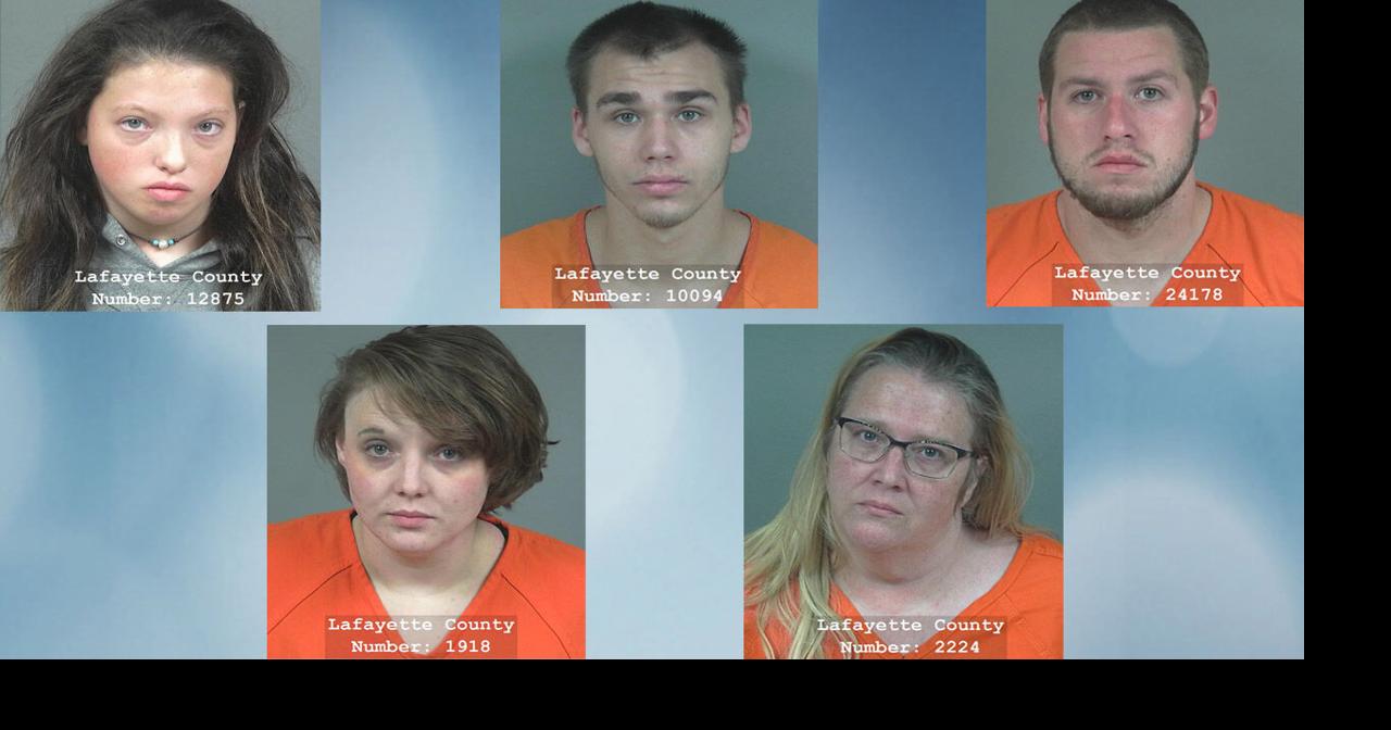 Two search warrants executed at Lafayette County homes, 5 arrested