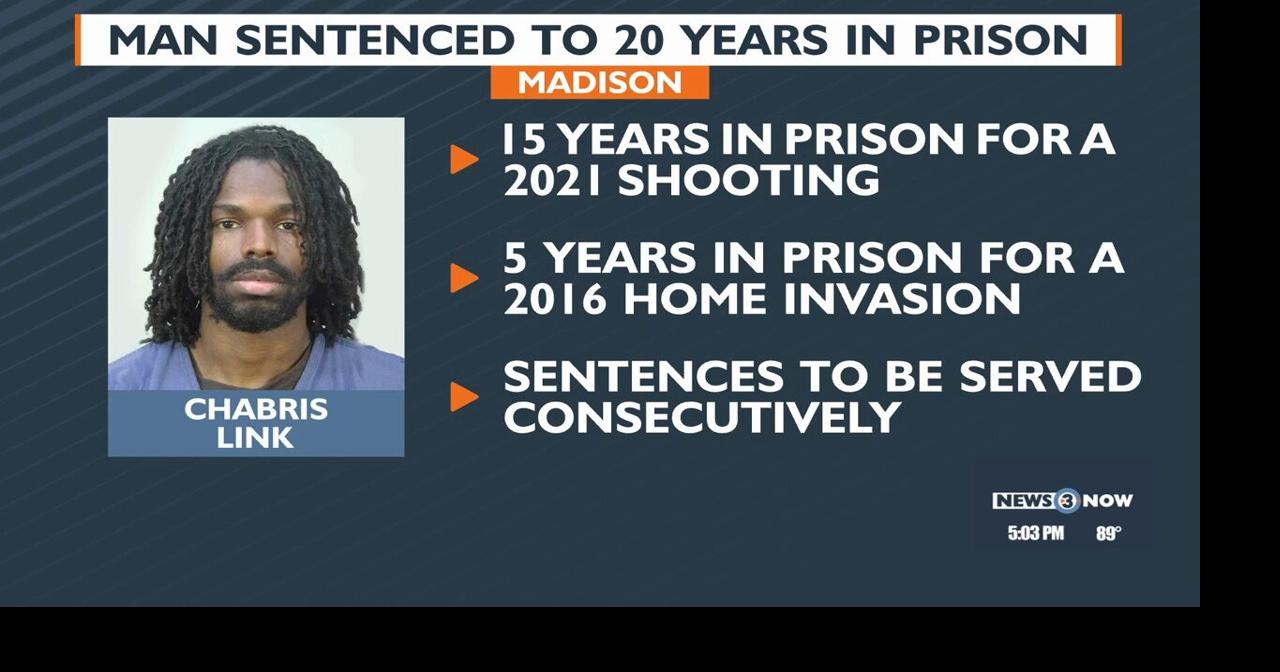 Man sentenced to 20 years in prison | Video | channel3000.com
