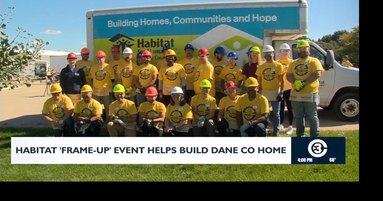 Local Habitat for Humanity volunteers frame home | News | channel3000.com