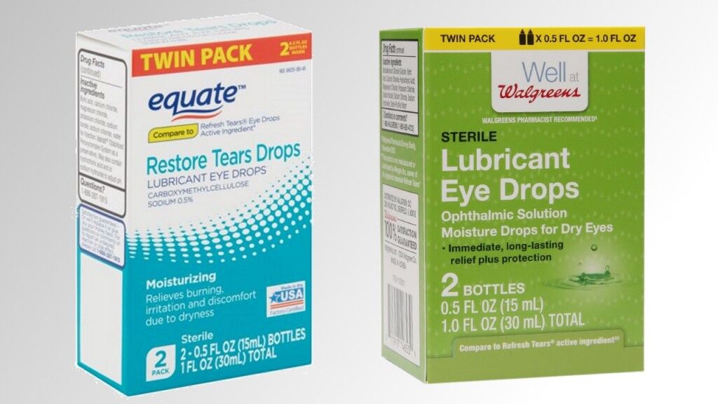walmart eye lubricant Equate Dry Eye Relief Lubricant Eye Drops, 0.5 fl oz, Compare to Bausch +  Lomb Advanced Eye Relief Dry Eye HSA/FSA Eligible