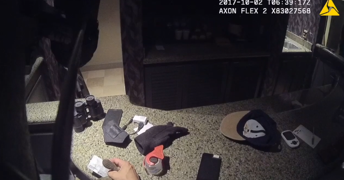 Newly obtained video: Gunman's room moments after gunfire stops in 2017