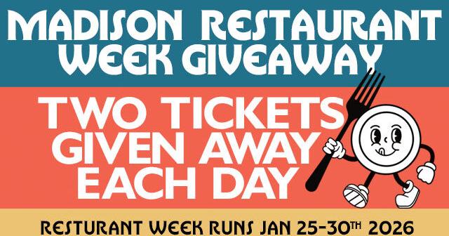 News 3 Now This Morning Madison Magazine Restaurant Week Winter Giveaway 2026