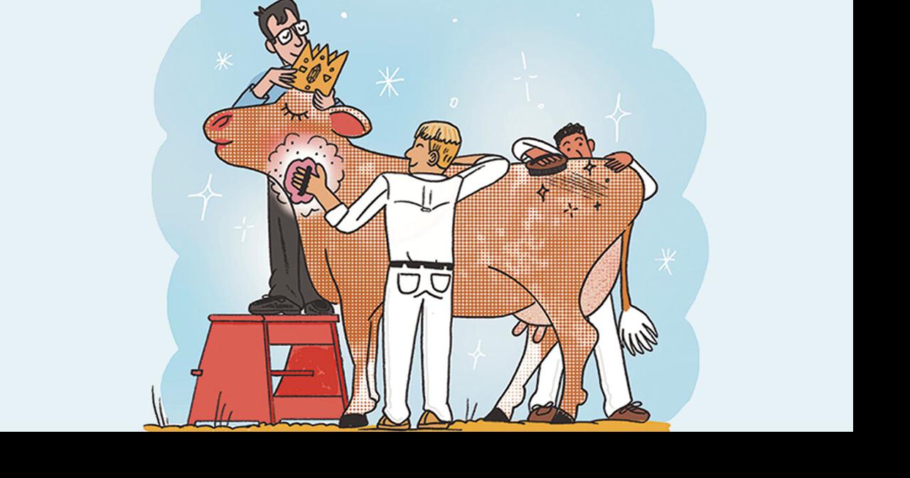 How do Wisconsin cows earn their crowns?