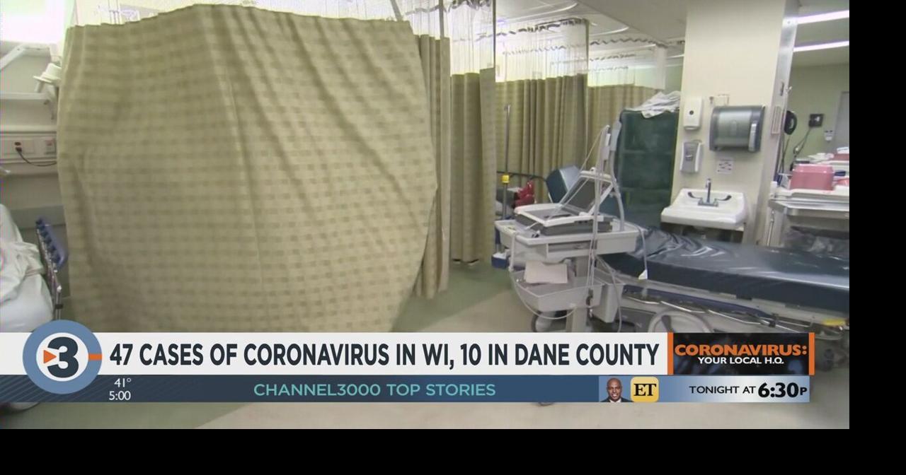 46 positive coronavirus cases in Wisconsin, 10 positive cases in Dane