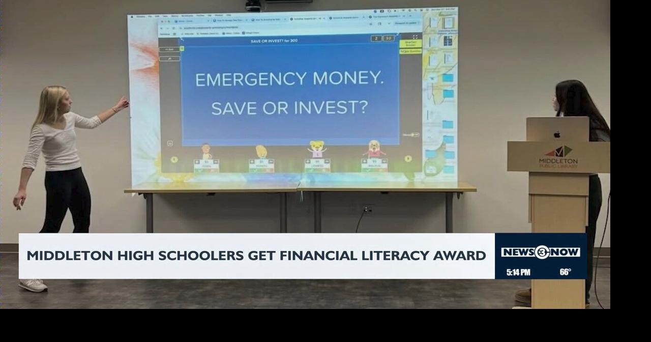 Middleton students honored for promoting financial literacy