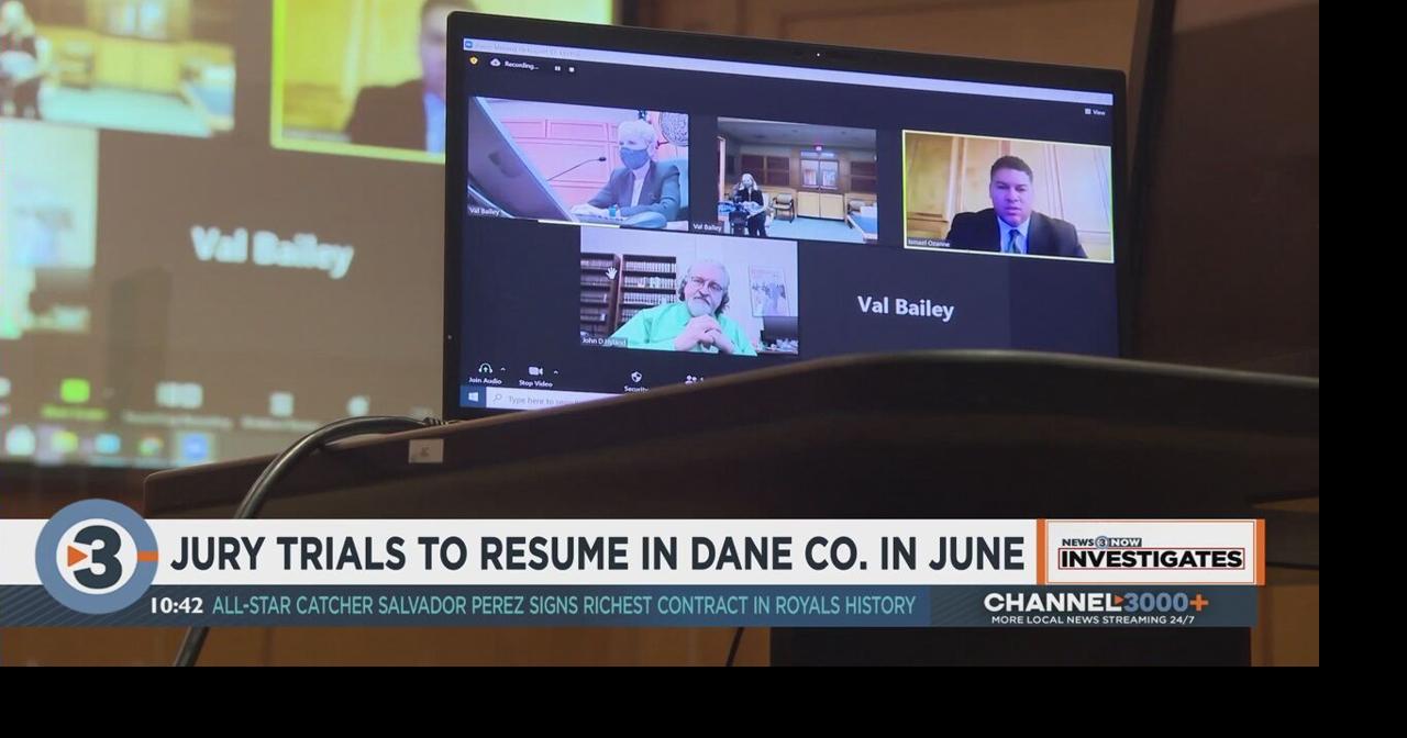 Growing backlogs, fewer closed cases in Dane County as jury trials set