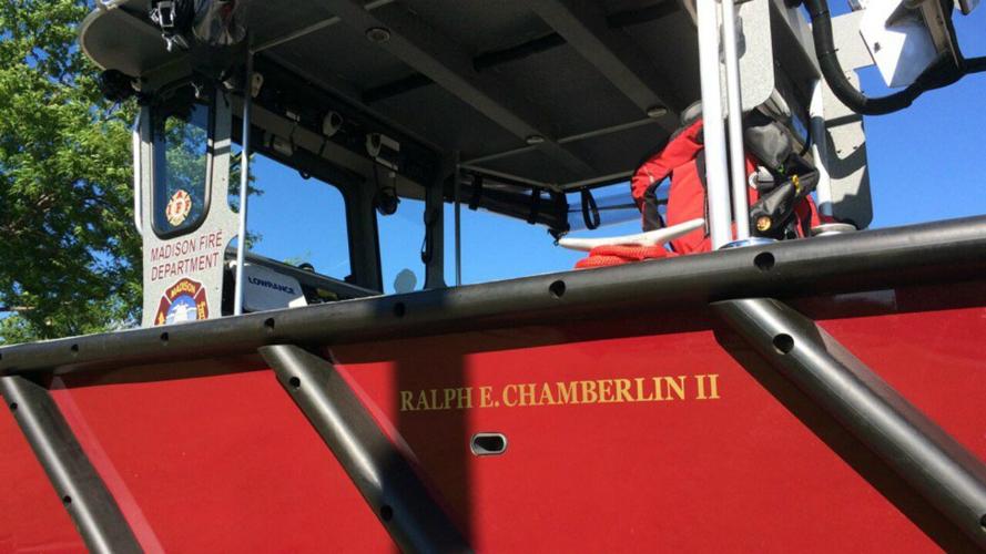 PHOTOS Fire dept. launches new lake rescue boat on Lake Monona News