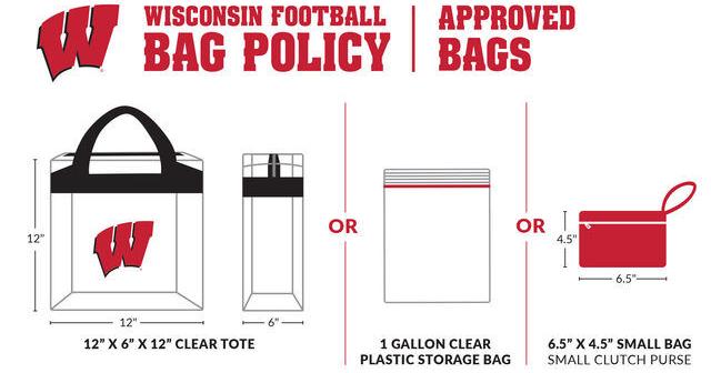Clear bags part of new Camp Randall carry-in policy | Wisconsin Badgers