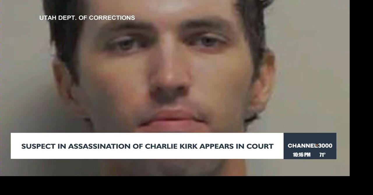 Suspect in assassination of Charlie Kirk appears in court | Video ...