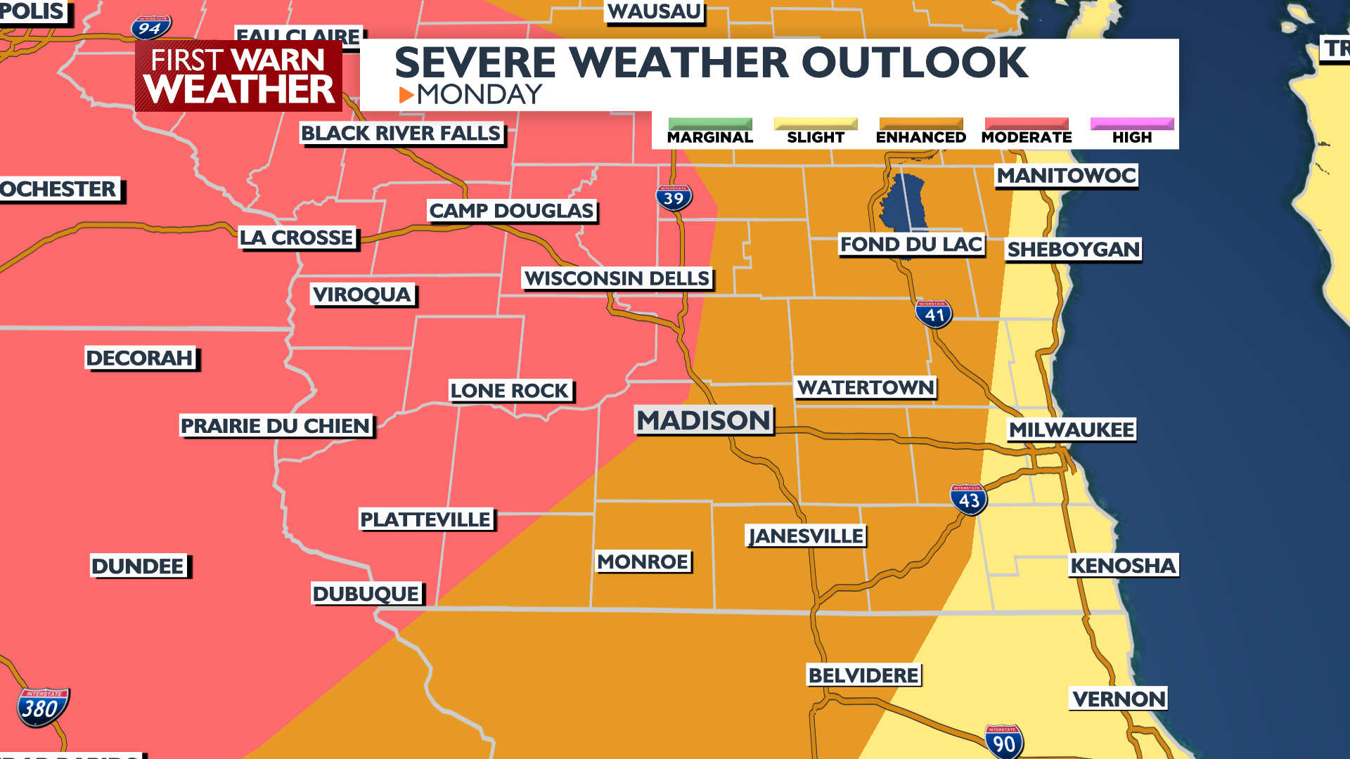Beyond the Barometer: Moderate and high risk severe weather threat ...