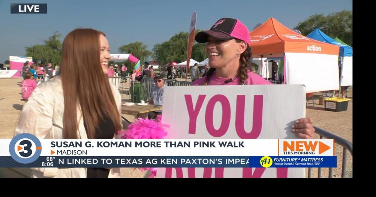 Susan G. Komen "More Than Pink" Walk kicks off in Madison | Video ...