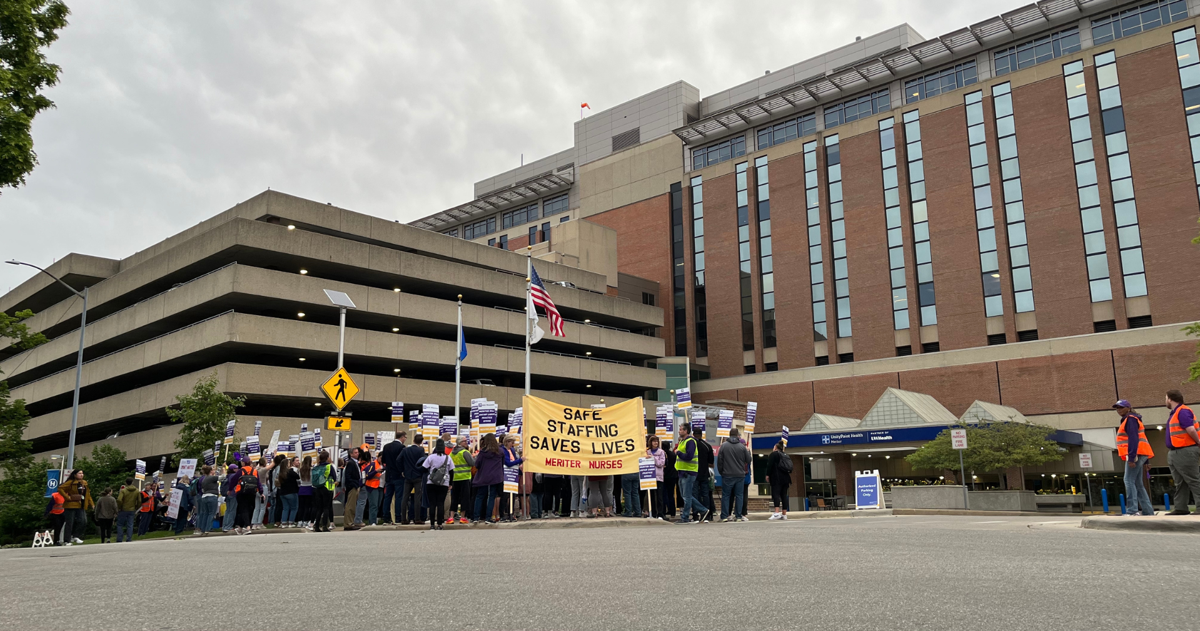 UnityPoint Health - Meriter nurses go on strike over safety, staffing ...