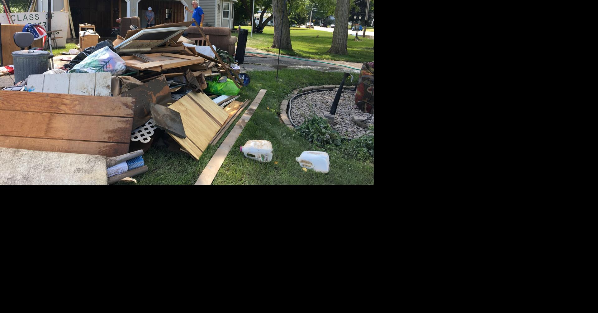 Mazomanie residents continue to clean up after floods Local News