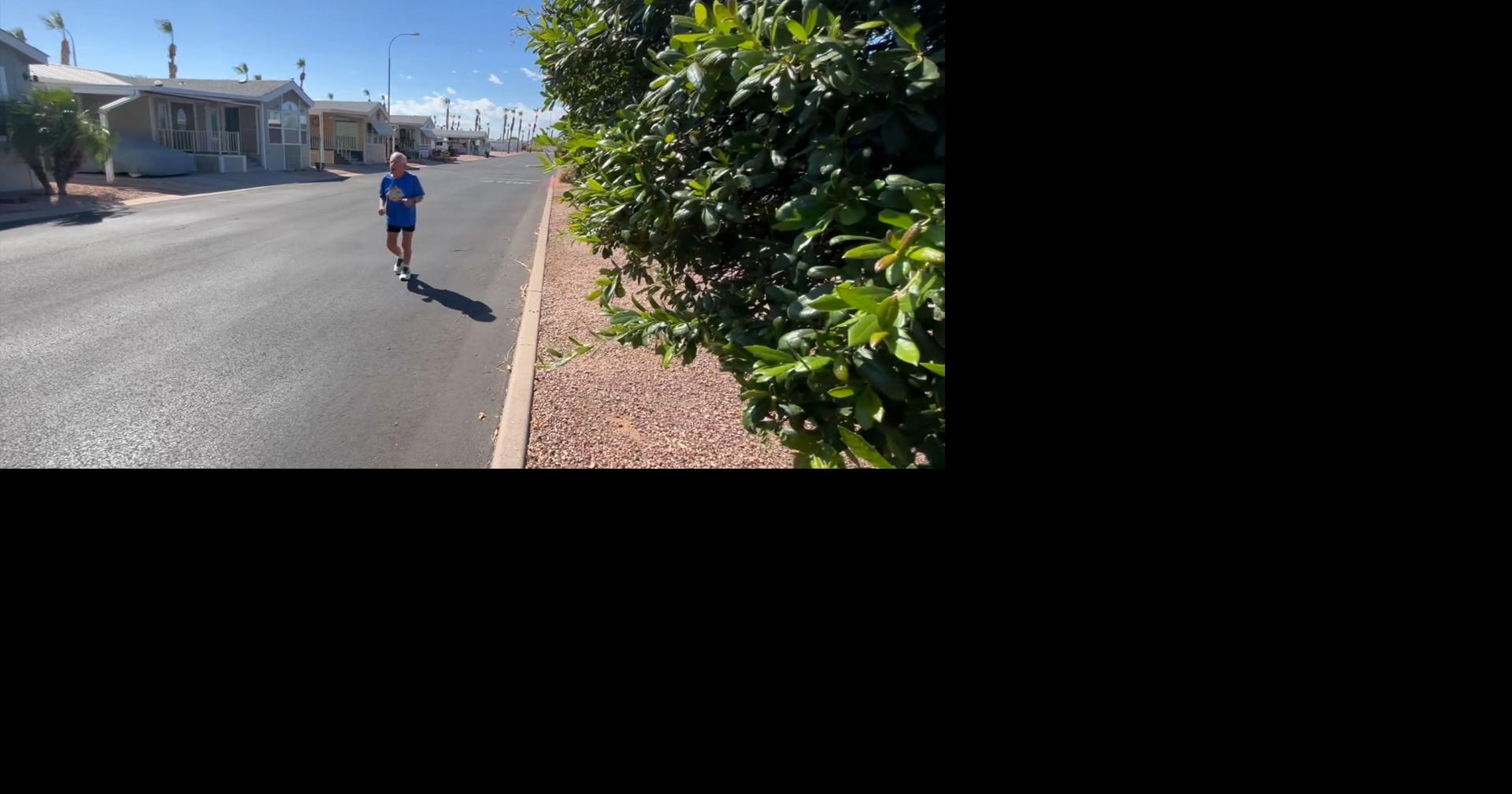 90-year-old man prepares to run his first-ever marathon