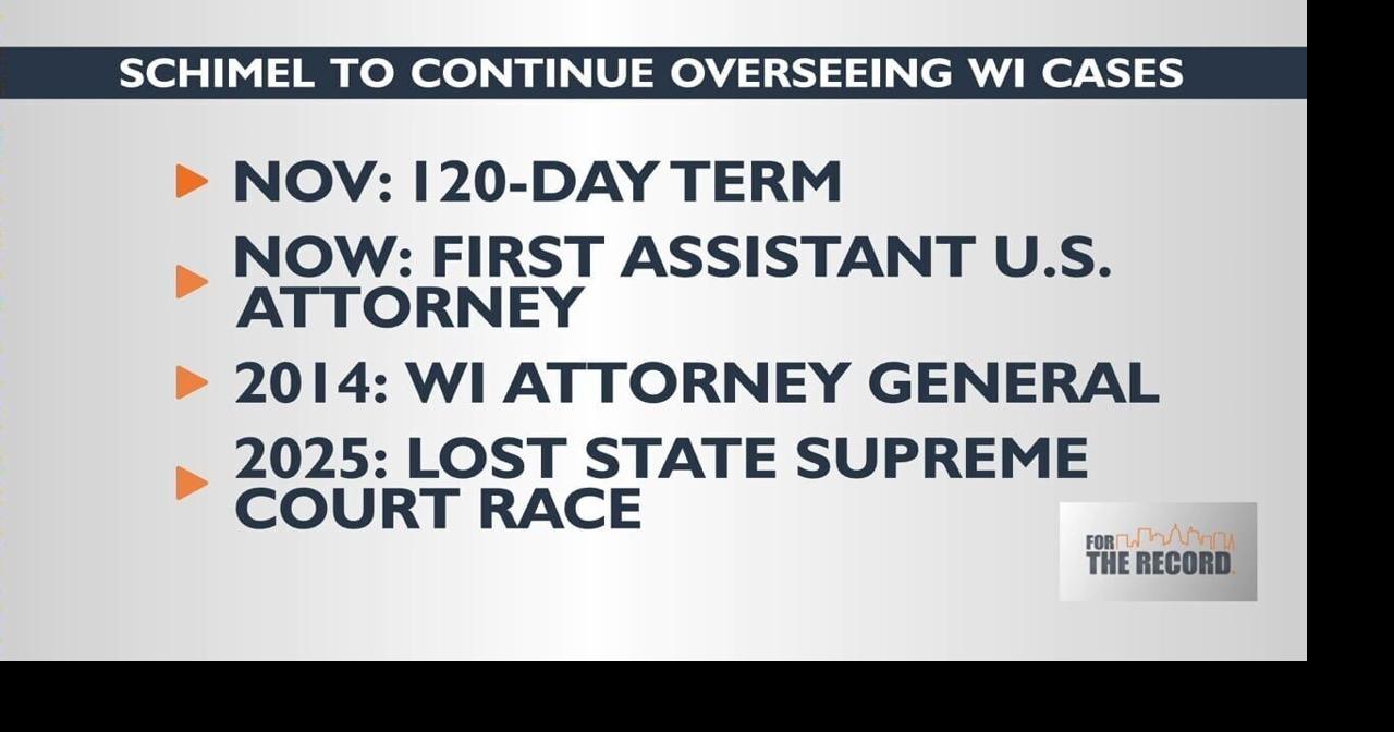 Bondi: Schimel continuing to oversee Wisconsin cases
