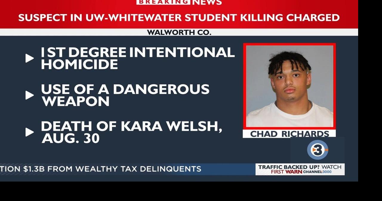 Suspect in UW-Whitewater student killing charged | Video | channel3000.com