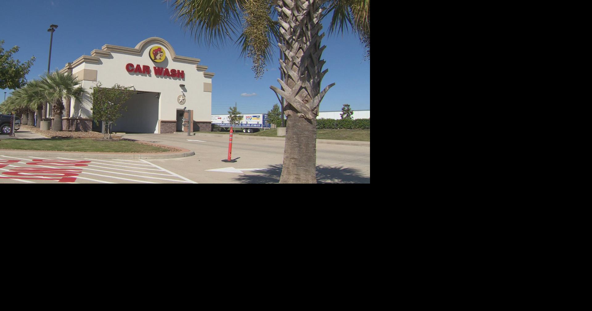 The world's longest car wash at the Bucee's in Katy, Texas