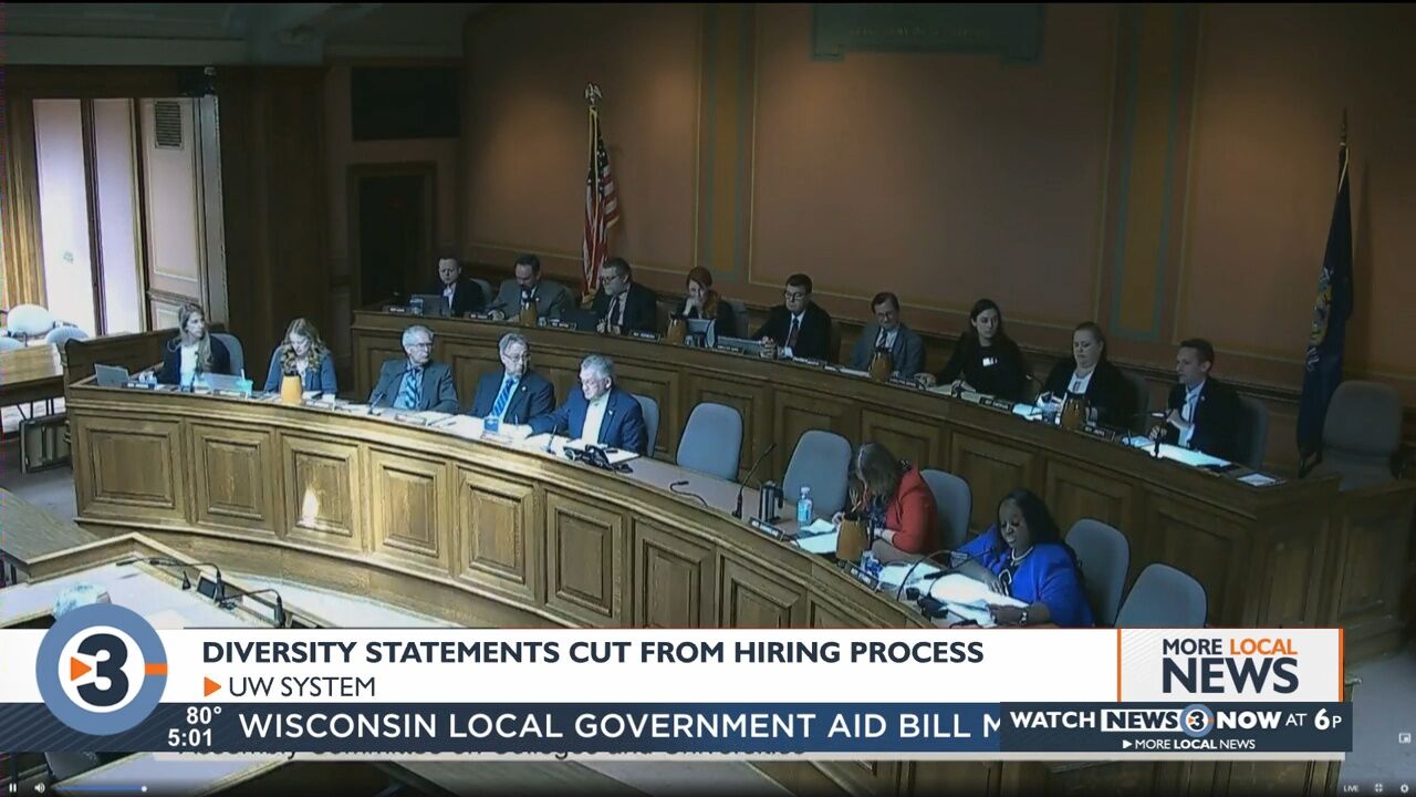 Diversity statements cut from UW hiring process | Video | channel3000.com