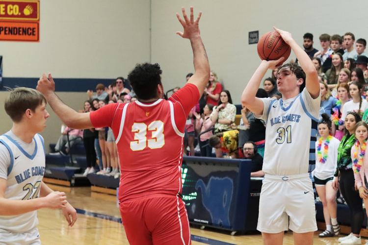 Chanute MBB vs Labette County 2.28.23 (Sub-State) - Parker Henson and Parker Manly