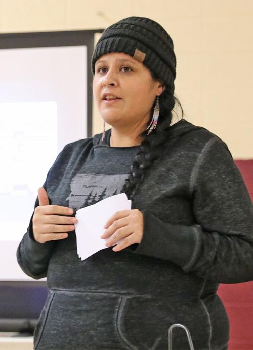 Three Chiefs staff curator Ginger Morigeau