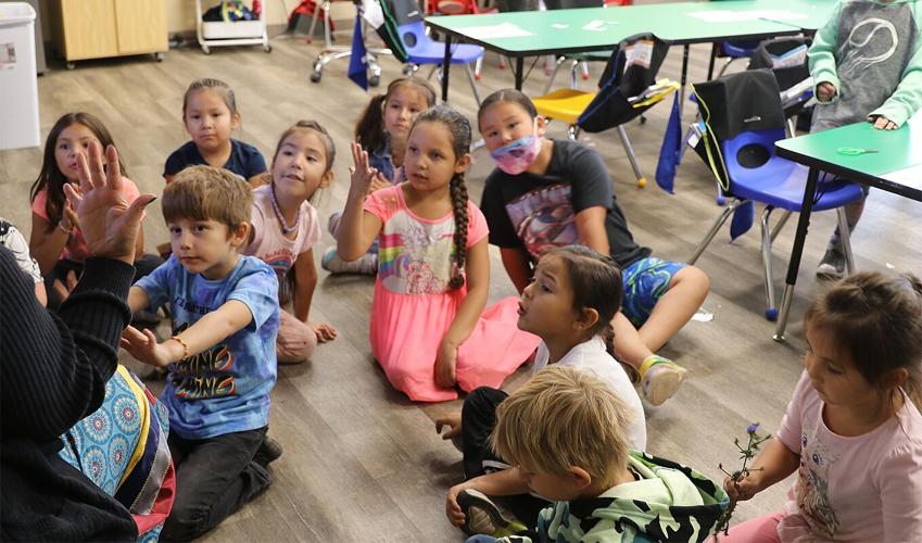 Another year of Salish language learning has begun at Nk̓ʷusm Salish Language School