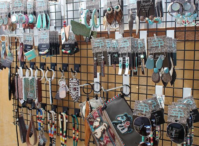 Tribal members set up booths at Polson’s Farmers Market