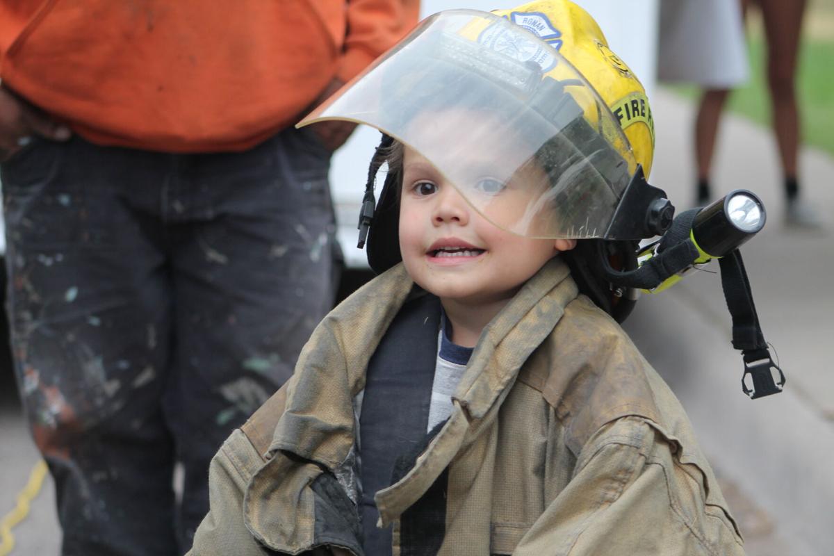 Dressing as firefighters