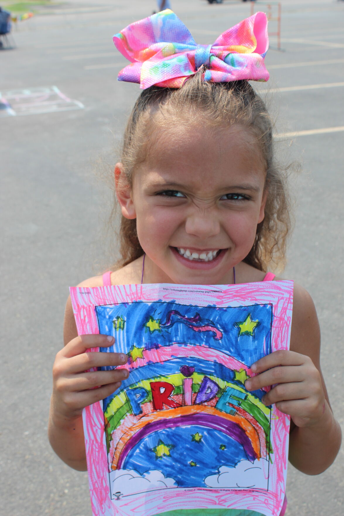 Youth and adults participate in painting/coloring station