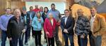 The Flathead Nation delegation at the Big Medicine display