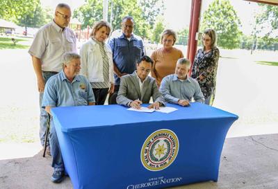 Cherokee Nation contributes $1M to Nowata project providing safer, cleaner drinking water to community
